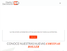 Tablet Screenshot of bmdecoracion.cl
